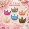 Parche de Tela con Lentejuelas y Brillo de Corona de Princesa para Ropa, Zapatos, Sombreros, Accesorios para el Cabello DIY Parche Decorativo Accesorios Hechos a Mano para Niños