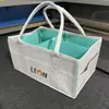 Nueva Bolsa de Pañales de Fieltro Transfronteriza de Amazon, Bolsa de Almacenamiento de Gran Capacidad para Mamás, Conveniente Bolsa de Almacenamiento Plegable Portátil