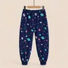 Pantalones de Otoño de Algodón Puro para Niños Gorditos Pantalones de Entrepierna para Niños Grandes Talla Grande Más Gordo Pantalones Cálidos Niños y Niñas Pantalones de Pijama de Otoño e Invierno