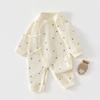 Ropa para Recién Nacidos Categoría Primavera y Otoño un Mono de Algodón para Bebé Ropa de Mariposa de Manga Larga de Modal Pijamas para Bebé Recién Nacido