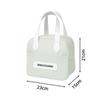 Bolsa de almuerzo cuadrada con cara sonriente Runhui Luggage para trabajadores de oficina, bolsa Bento, bolsa para mantener la frescura al aire libre, bolsa aislada portátil para estudiantes