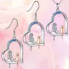 Gatos Dibujos Animados Lindos Colgante de Personalidad Cálida Collar Pendientes Nuevo Exquisito Dulce Versátil Moda Regalo Conmemorativo