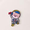 Patch de astronauta atacado desenho animado menina fofa acessórios de vestuário broche personalizado distintivo de acrílico novo broche