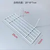 Tela de Malha de Arame Rede Grade Supermercado Prateleiras de Grade Suspensa Rack de Exibição de Malha de Ferro Branco Painéis de Grade Rack de Armazenamento de Parede
