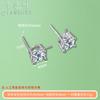 Conjunto de perlas de plata de ley estilo princesa personalizadas de mil hojas de colores, soporte vacío, accesorios hechos a mano para hacer tú mismo, colgante, pendientes y pulsera.