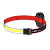 Mini linterna frontal COB de luz suave transfronteriza, portátil, para correr, 3 pilas AAA, ligera para exteriores, senderismo, pesca nocturna
