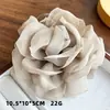 Pinza para el Cabello de Plástico con Flor de Malla para Mujer, Nuevo Pasador de Alta Gama para la Parte Posterior de la Cabeza, Elegante Accesorio para el Cabello de Estilo Festivo