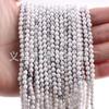 Cuentas Facetadas de Piedra Natural de 4 mm Hechas a Mano DIY Accesorios de Joyería Cuentas de Amatista Collar de Amazonita Pulsera Productos Semielaborados