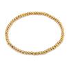 Pulsera popular de Amazon con cuentas de acero inoxidable, pulsera elástica de cuerda de cuero, apilada, con cuentas de acero de titanio, versátil, para mujer