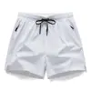 Shorts Esportivos para Homens e Mulheres, Calça de Corrida de Secagem Rápida com Bolso com Zíper de Verão, Calça de Treino Elástica Respirável, Calça Três Quartos de Seda Gelada