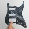 Panel de guitarra eléctrica de 11 agujeros para uñas, placa protectora de 11 agujeros, single single double ST mefen moffen panel, accesorios de instrumentos musicales multicolor