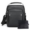 Bolsas masculinas de comércio exterior, estilo retrô europeu e americano, bolsa transversal para negócios, bolsa de mão para trocados, bolsa de ombro masculina de grande capacidade