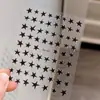 Macaron Y2K Pegatinas para Uñas de Estrella de Cinco Puntas Simples Versátiles Adhesivas Irregulares Pegatinas de Arte para Uñas de Estrella de Cinco Puntas