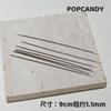 Aguja para abalorios ojo de aguja 55 mm agujero grande fácil de pasar cuerda cuentas pequeñas agujeros pequeños cuentas cuentas de arroz auxiliar manual herramienta universal