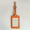 Etiqueta de Maleta de Cuero PU al por Mayor Etiqueta de Equipaje Etiqueta de Logo Imprimible de Cuero Etiqueta de Registro de Cuero
