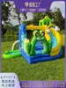 Castelo inflável infantil interno transfronteiriço pequeno sapo pulando cama doméstica arco-íris slide bobo bola brinquedo de piscina