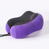 Almohada Personalizada en Forma de U de Espuma Viscoelástica, Regalo Promocional con Patrón de Logo Personalizado, Accesorios Completos, Directo del Fabricante, Almohada de Soporte para el Cuello