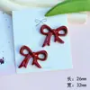 Gato angorá vermelho amor acrílico diy acessórios capa de celular buraco sapatos patch acessórios de cabelo material