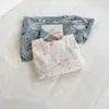 Bolsa de Lona Floral de Alto Valor Nueva Otoño 2026 Bolsa Tote de Gran Capacidad Bolsa de Hombro con Cierre de Cordón Bolsa Casual de Instagram