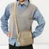 Bolso Cuadrado Pequeño de Lona Multibolsillos Estilo Nuevo 2026 para Mujer, Bolso de Cámara Casual de Gran Capacidad, Bolso de Hombro Cruzado para Viajes al Aire Libre