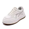 Otoño 2026 Nueva Moda Versátil Cómodo Casual Ligero Antideslizante Tenis para Mujer Zapatos Blancos 26832