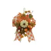 Girasol Artificial de Acción de Gracias Mini Colgante de Pared Hoja de Arce de Halloween Cadena de Frutas Colgante de Puerta Decoración de Linterna de Viento de Otoño Festivo