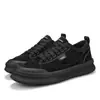 Zapatos casuales con panel de terciopelo, zapatillas deportivas para exteriores, zapatos versátiles de moda para hombre, zapatos de suela gruesa para commuting, directo del fabricante