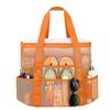 Bolsa de praia grande em malha respirável para guardar roupas de banho, maiôs, toalhas e brinquedos. Ideal para viagens e passeios.