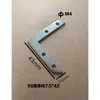 Esquina Código Tarjeta Tela Caja de Luz Esquina Código Tirar Tela Película Suave Perfil de Aluminio sin Bordes Conexión de Empalme Esquina Accesorios de Esquina