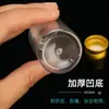 En Stock de Fábrica Botella de Plástico Transparente de 30 ml con Tapa de Aluminio, Botella Dosificadora Transparente de PET, Botella Pequeña para Muestras de 100 ml, Botella de Muestra