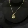 Nuevo Estilo Chino Estilo Nacional Flor Azul Calabaza Collar Joyería de Alta Gama para Mujer Lujo Accesible Nicho Lujo Accesible Colgante Fulu Alta Gama