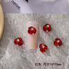 Producto terminado con taladro de cristal para uñas K9, 33 bolas de taladro de cristal de alta calidad con corte Huanzi, red flash, joyería de oro rojo