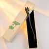 Caja de Regalo para Pasador de Ébano, Pasador de Estilo Chino Tradicional, Accesorio para el Cabello Hanfu, Accesorio de Moda, Adorno para el Cabello, Pasador para Recogido, Sensación de Alta Gama