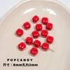 Serie de Año Nuevo Rojo Festivo Joyería con Cuentas Accesorios DIY Pulsera Colgante Cadena para Teléfono Móvil Cadena Colgante Colección de Colores