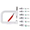 Máquina de pregar contas manual de venda quente transfronteiriça Manual DIY Contas não porosas semicirculares Máquina de perfuração de pressão manual portátil com molde