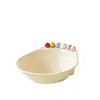 Bandeja de frutas com garfo de frutas, design elegante, adequada para sala de estar ou uso doméstico, bandeja de frutas para mesa de centro, novo modelo 2026, bandeja expositora de doces e salgadinhos para recepção