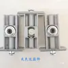 Conectores para Estantes de Farmacia, Tapas Finales para Mostradores de Cristal, Cubiertas Universales de Sellado para Vitrinas de Aleación de Titanio, Piezas de Conexión, Patas Base para Vitrinas