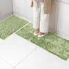 Alfombrilla de Cocina Resistente a Manchas de Chenilla de Seda Brillante, Felpudo para Puerta de Baño, Felpudo de Secado Rápido, Alfombra Antideslizante para Entrada de Baño