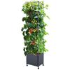 Maceta rectangular con tapa cuadrada transfronteriza de Amazon, maceta familiar para balcón, planta trepadora, maceta gruesa.