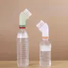 Cepillo de limpieza creativo que se puede acoplar a una botella de agua mineral, doble uso para húmedo y seco, cepillo para el hogar sin rincones muertos ni grietas