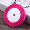 Cinta de satén de 6 mm de ancho cinta tejida roja tela de cinta de seda 6 milímetros embalaje trenzado cinta para el pelo cinta fina accesorios para el cabello adornos para el cabello cinta de colores