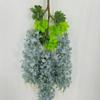 Flores de Glicinia Simuladas, Flores de Glicinia Densas, Hojas Artificiales, Enredaderas de Plástico, Plantas de Interior, Enredaderas de Árbol para Decoración de Techo, Plantas Verdes