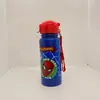 Copo de Água Novo Desenho Animado Transfronteiriço para Crianças 550ml Grande Capacidade Copo de Plástico Pet Copo com Canudo Estudante Copo Conveniente