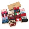 Calcetines de lana en caja calcetines cálidos de invierno para mujer engrosados de media pantorrilla calcetines en caja de regalo calcetines de lana para hombre en caja
