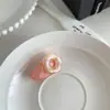 Verão Fresco Doce Cor Transparente Flor Grampo de Cabelo Internet Celebridade Mesmo Estilo ins Bonito Doce Menina Lado Clipe Headwear