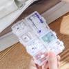 Suministro Directo de Fábrica 6113 Pastillero Semanal Portátil de Viaje Caja Pequeña Portátil para Guardar Pastillas Pastillero Desmontable