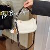 Bolso Bandolera Media Luna con Diseño Nicho Estilo Francés, Moda Versátil para el Día a Día, Hermoso Bolso de Hombro Único, Bolso de Mano para Mujer