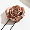 Design personalizado Sense Big Flower chocker Fashion Ins Bohemian Long Strap Colar de flores tridimensionais