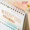 Cuaderno Simple Cuaderno de Hojas Sueltas Cuaderno Ligero Páginas Divisoras B5 Nuevo Estilo Cuaderno de Hojas Sueltas Engrosado Desmontable