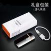 Criativo novo isqueiro de metal leve e pequeno com fio de aquecimento eletrônico de carregamento de cigarro tela sensível ao toque display de energia mais leve
